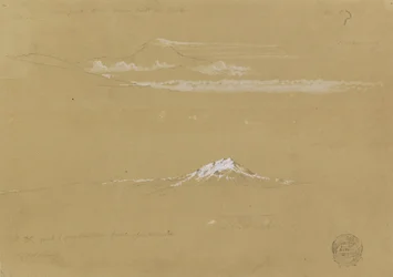 Sincholagua, Morning, from the Temple of the Sun, Quito